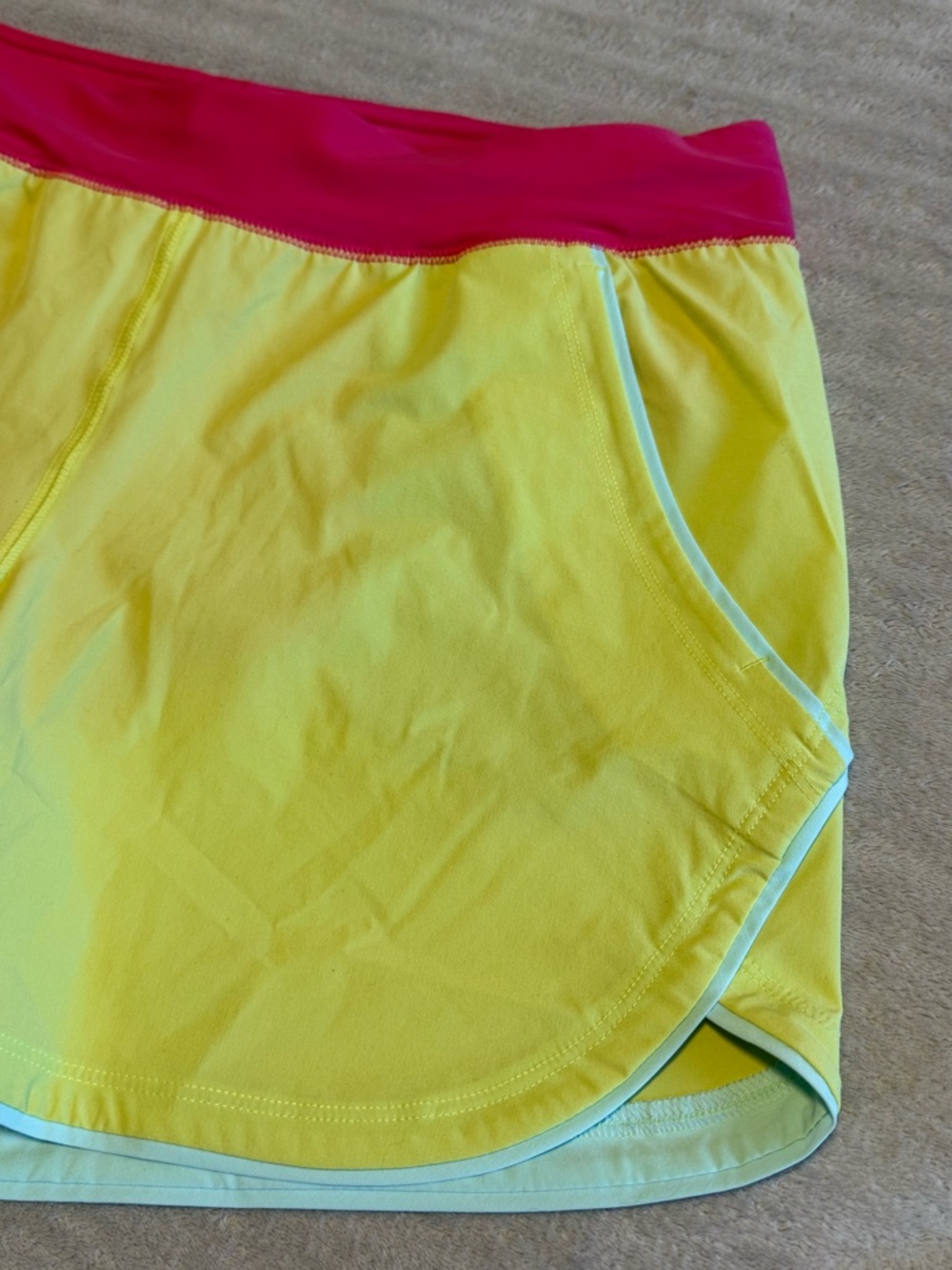 Lands' End Women's 5" Quick Dry Elastic Waist Board Shorts Swim Cover-up Shorts - Picture 4 of 5